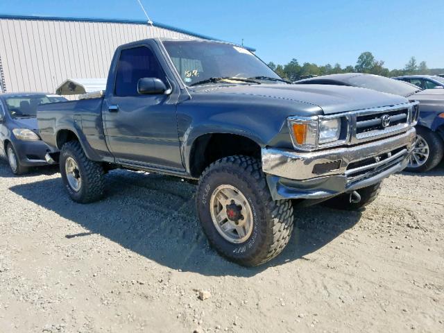 4TARN01P3PZ054219 - 1993 TOYOTA PICKUP 1/2 GRAY photo 1