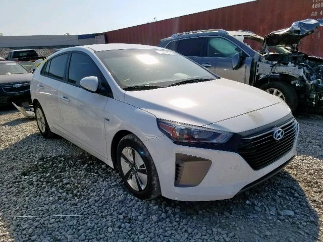 KMHC65LC7KU118195 - 2019 HYUNDAI IONIQ BLUE WHITE photo 1