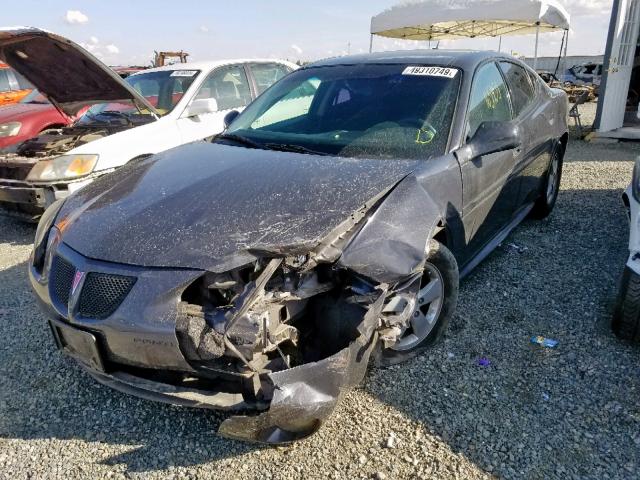 2G2WP552281151598 - 2008 PONTIAC GRAND PRIX BLACK photo 2