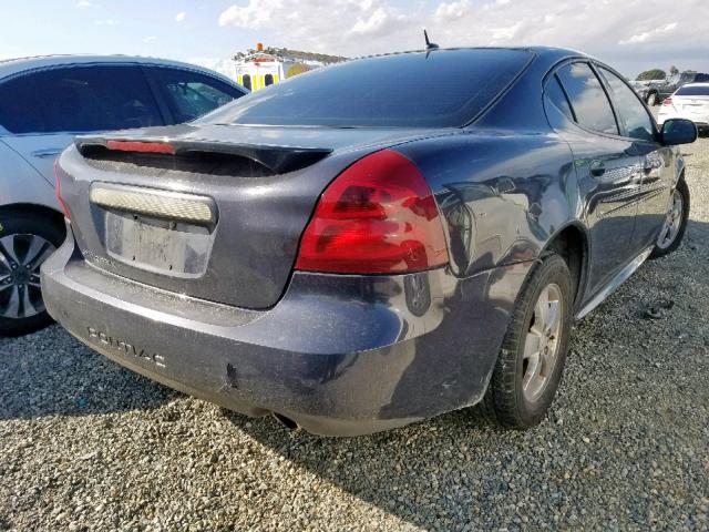 2G2WP552281151598 - 2008 PONTIAC GRAND PRIX BLACK photo 4
