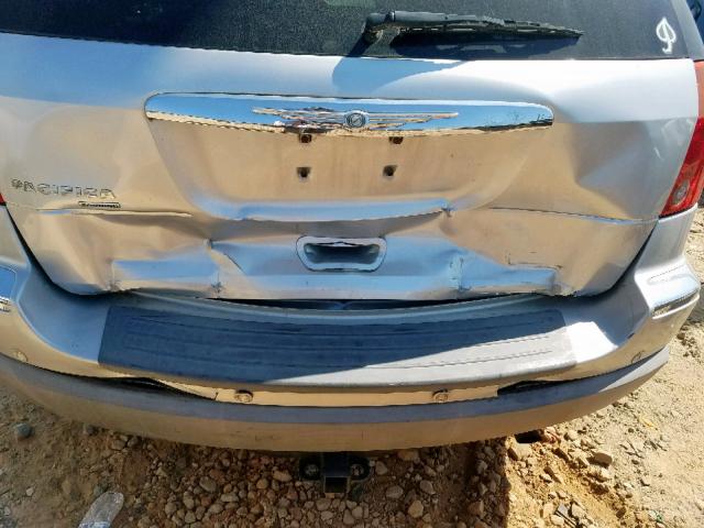 2A4GM68466R803529 - 2006 CHRYSLER PACIFICA T SILVER photo 9