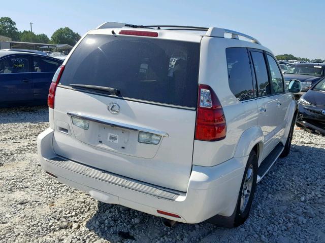 JTJBT20X280167073 - 2008 LEXUS GX 470 WHITE photo 4