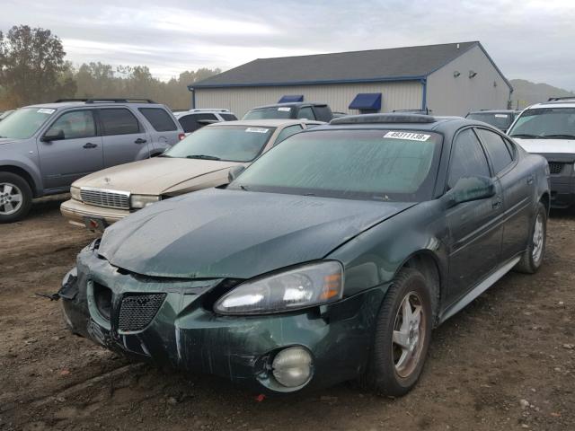 2G2WS522541121976 - 2004 PONTIAC GRAND PRIX GREEN photo 2