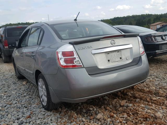 3N1AB6AP6CL750137 - 2012 NISSAN SENTRA 2.0 SILVER photo 3