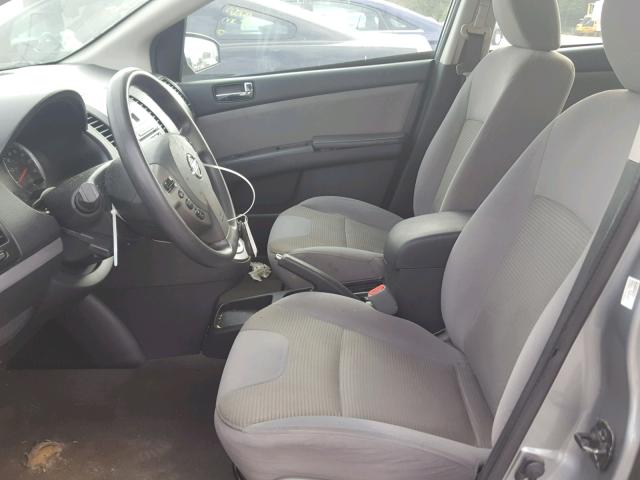 3N1AB6AP6CL750137 - 2012 NISSAN SENTRA 2.0 SILVER photo 5