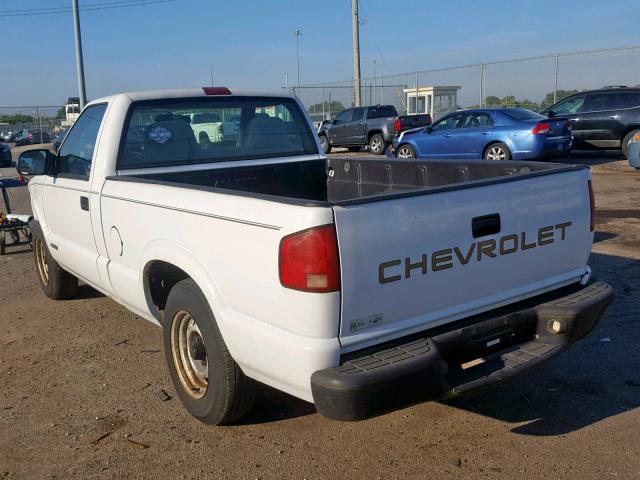 1GCCS1444WK245844 - 1998 CHEVROLET S TRUCK S1 WHITE photo 3