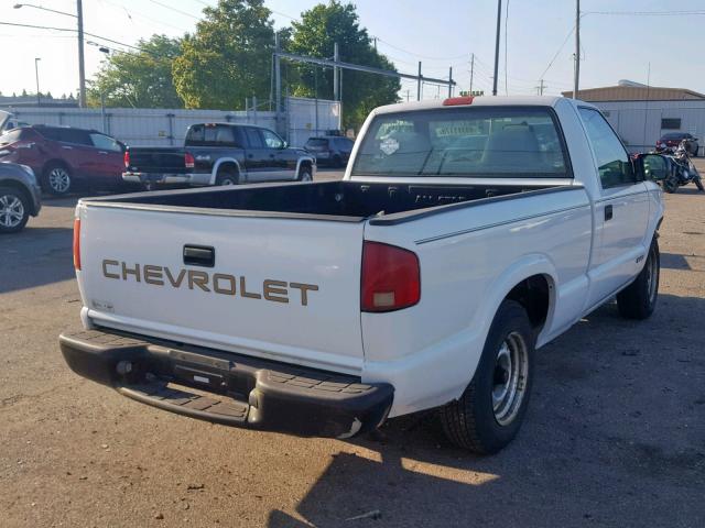 1GCCS1444WK245844 - 1998 CHEVROLET S TRUCK S1 WHITE photo 4