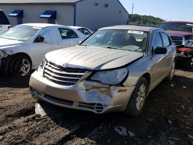 1C3LC46K78N133104 - 2008 CHRYSLER SEBRING LX TAN photo 2