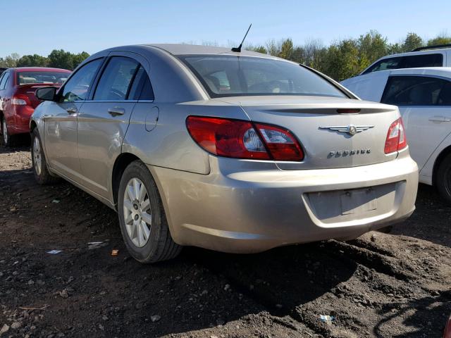 1C3LC46K78N133104 - 2008 CHRYSLER SEBRING LX TAN photo 3