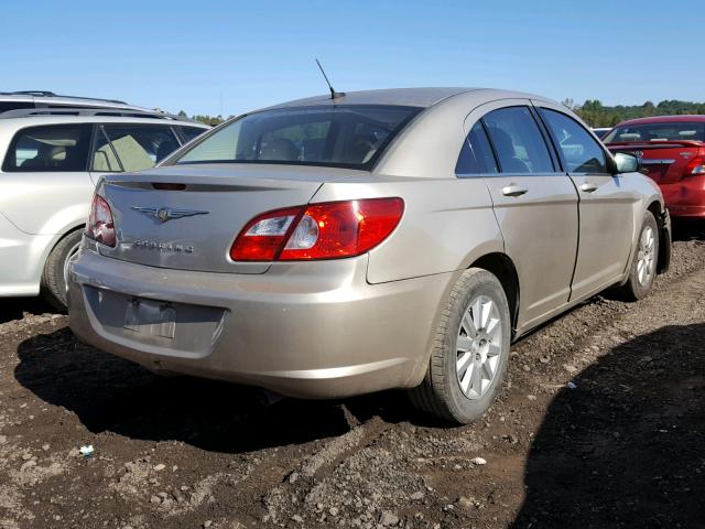 1C3LC46K78N133104 - 2008 CHRYSLER SEBRING LX TAN photo 4