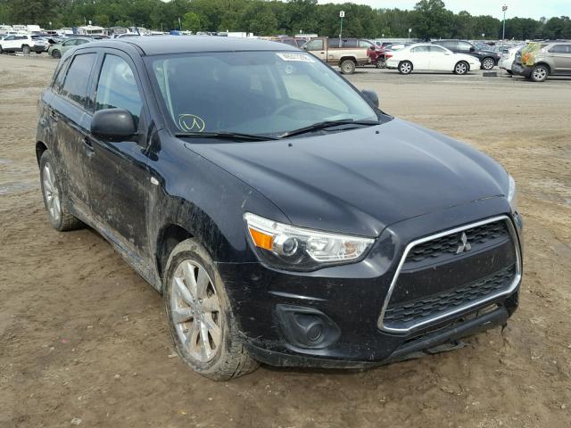 4A4AP3AU8EE022141 - 2014 MITSUBISHI OUTLANDER BLACK photo 1