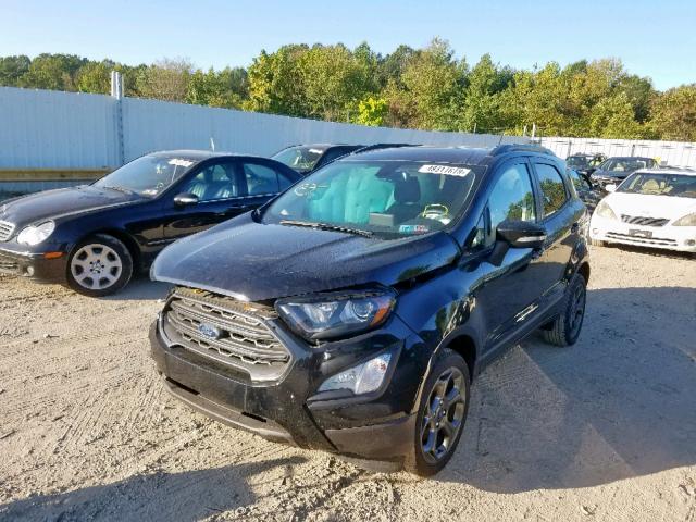 MAJ6P1CLXJC165786 - 2018 FORD ECOSPORT S BLACK photo 2