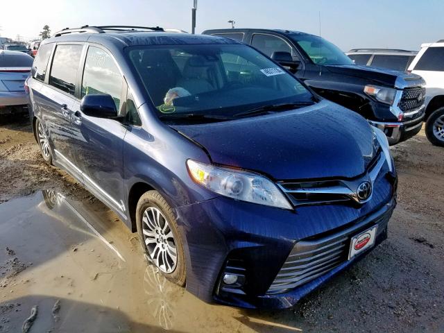 5TDYZ3DC4KS989533 - 2019 TOYOTA SIENNA LIM BLUE photo 1