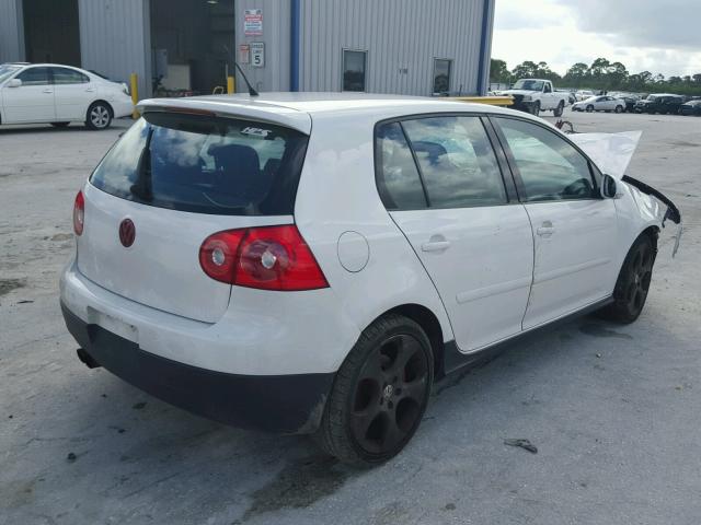 WVWGV71K77W271802 - 2007 VOLKSWAGEN NEW GTI WHITE photo 4