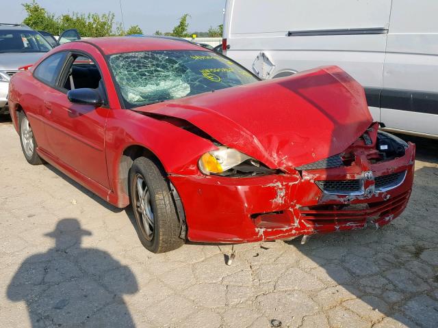 4B3AG42GX4E065920 - 2004 DODGE STRATUS SX RED photo 1