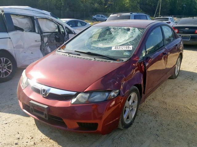 19XFA1F6XBE024910 - 2011 HONDA CIVIC LX-S Qırmızı foto 2