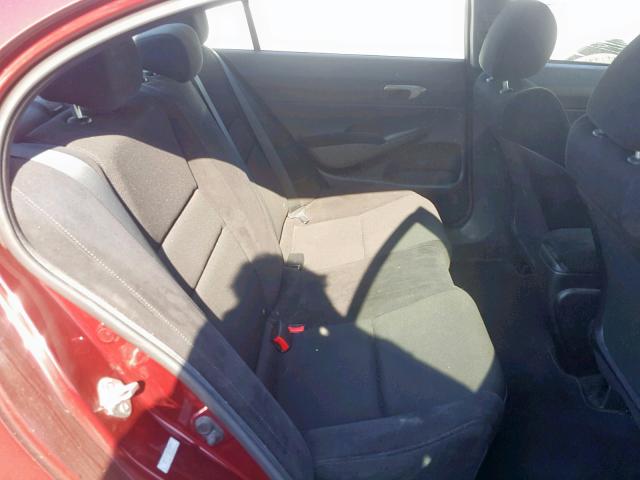 19XFA1F6XBE024910 - 2011 HONDA CIVIC LX-S Qırmızı foto 6