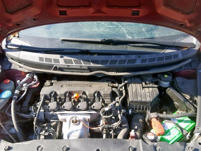 19XFA1F6XBE024910 - 2011 HONDA CIVIC LX-S Qırmızı foto 7