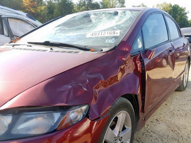 19XFA1F6XBE024910 - 2011 HONDA CIVIC LX-S Qırmızı foto 9