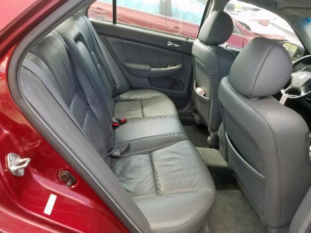 1HGCM56836A066087 - 2006 HONDA ACCORD EX RED photo 6