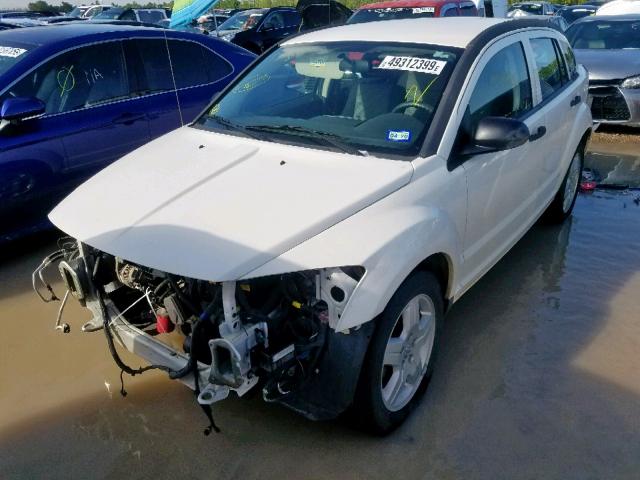 1B3HB48B58D769190 - 2008 DODGE CALIBER SX WHITE photo 2