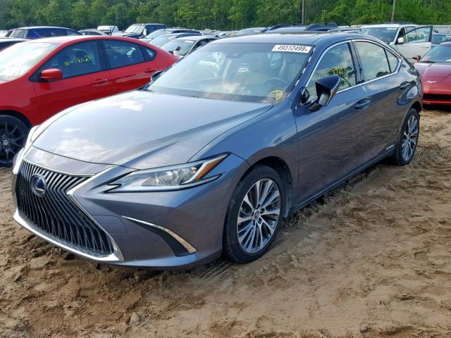 JTHB21B17K2025238 - 2019 LEXUS ES 300H GRAY photo 2