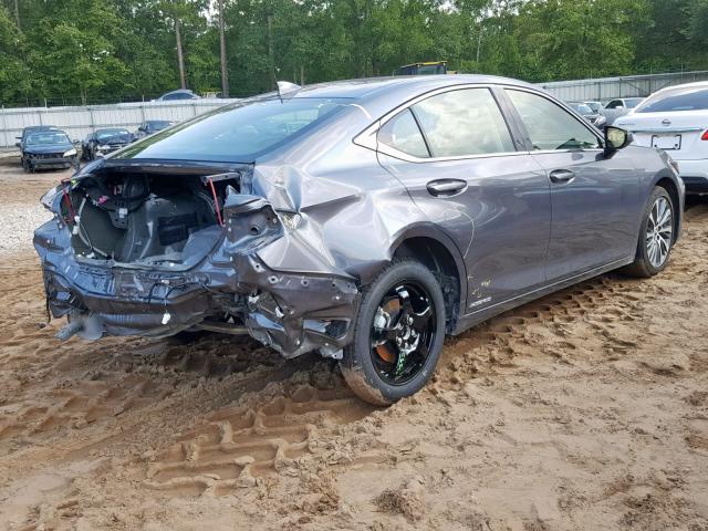 JTHB21B17K2025238 - 2019 LEXUS ES 300H GRAY photo 4