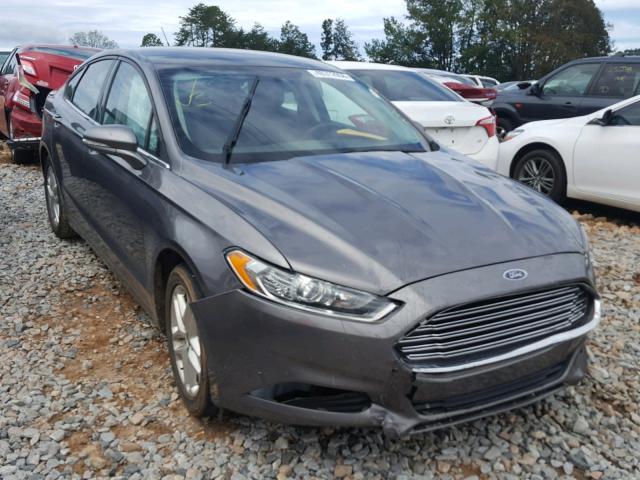 3FA6P0HR0DR292933 - 2013 FORD FUSION SE GRAY photo 1