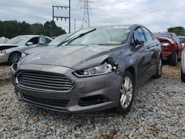 3FA6P0HR0DR292933 - 2013 FORD FUSION SE GRAY photo 2