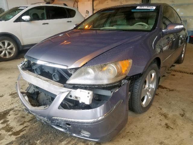 JH4KB16545C006724 - 2005 ACURA RL GRAY photo 2