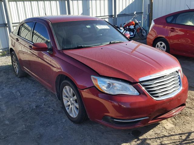 1C3BC1FG4BN511716 - 2011 CHRYSLER 200 TOURIN RED photo 1