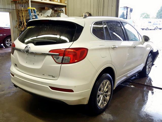 LRBFX2SA9JD116328 - 2018 BUICK ENVISION E WHITE photo 4