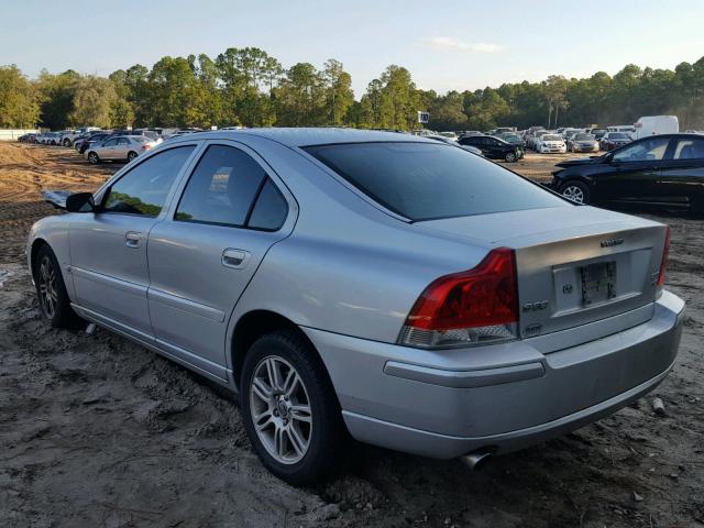 YV1RH592562520770 - 2006 VOLVO S60 2.5T SILVER photo 3