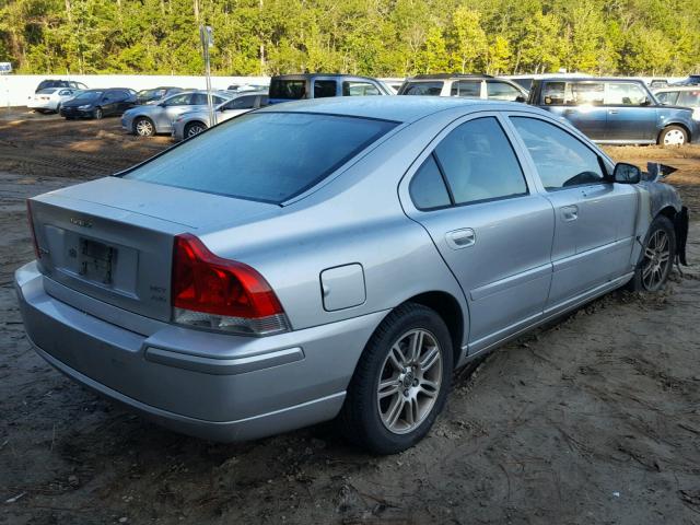 YV1RH592562520770 - 2006 VOLVO S60 2.5T SILVER photo 4