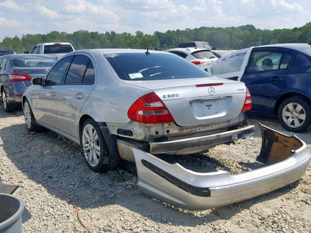 WDBUF83JX4X125506 - 2004 MERCEDES-BENZ E 500 4MAT SILVER photo 3