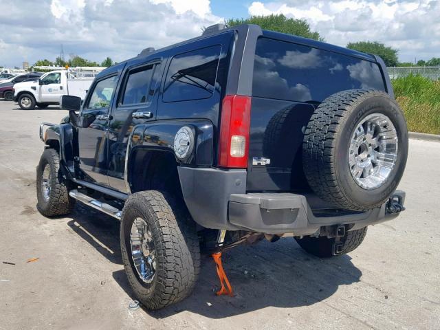 5GTDN136468186556 - 2006 HUMMER H3 BLACK photo 3