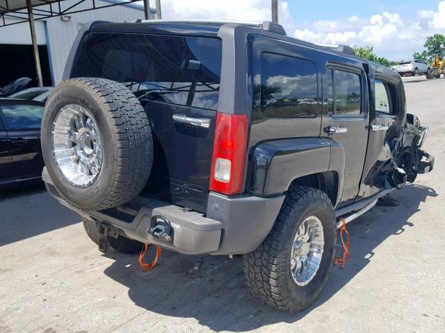 5GTDN136468186556 - 2006 HUMMER H3 BLACK photo 4