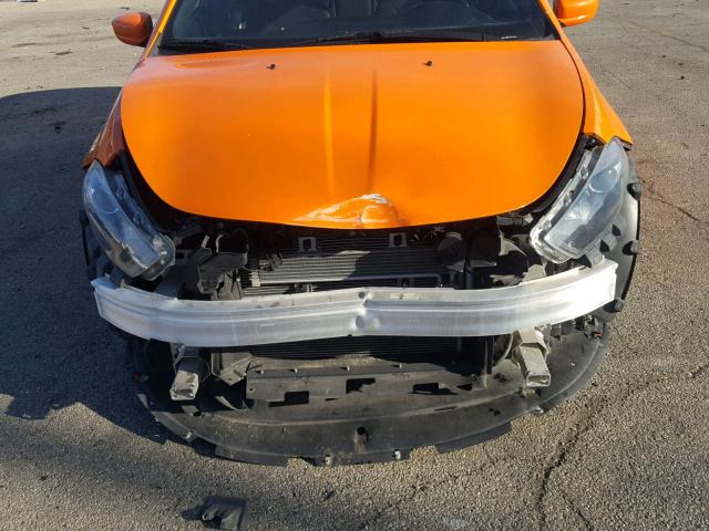 1C3CDFBB4ED702071 - 2014 DODGE DART SXT ORANGE photo 10