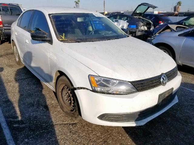 3VW2K7AJ7EM432797 - 2014 VOLKSWAGEN JETTA BASE Սպիտակ լուսանկար 1