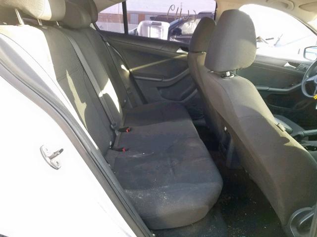3VW2K7AJ7EM432797 - 2014 VOLKSWAGEN JETTA BASE Սպիտակ լուսանկար 6