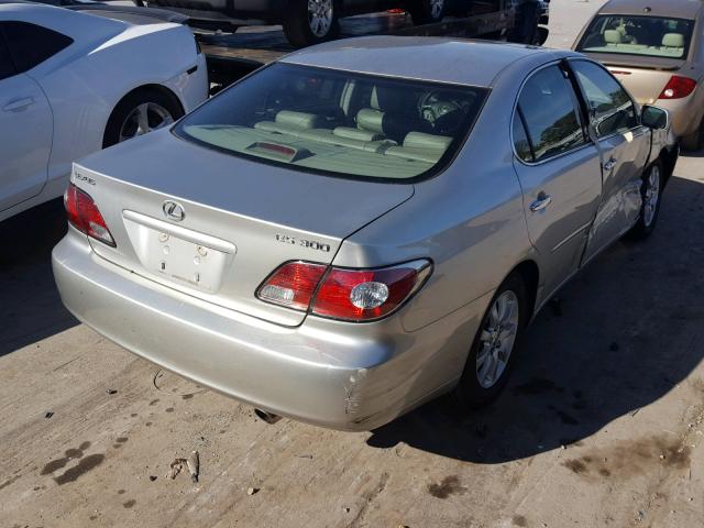 JTHBF30G820038583 - 2002 LEXUS ES 300 SILVER photo 4