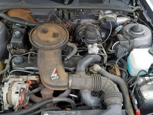 1G2NE54U7MC601481 - 1991 PONTIAC GRAND AM L GRAY photo 7