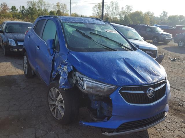 KL4CJASBXHB014092 - 2017 BUICK ENCORE PRE BLUE photo 1