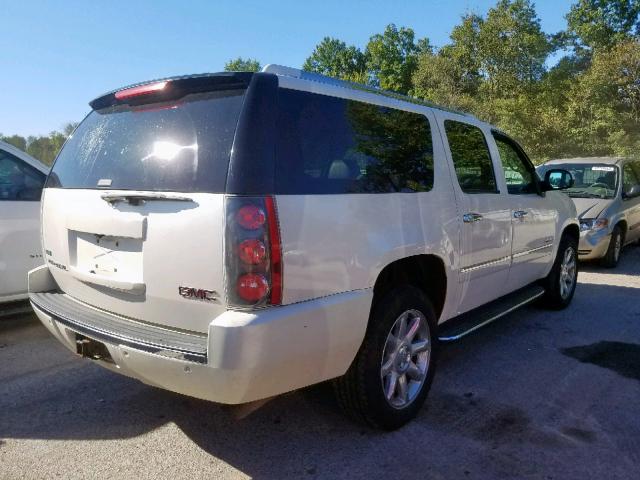 1GKUKMEFXAR206640 - 2010 GMC YUKON XL D WHITE photo 4