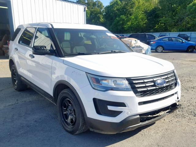 1FM5K8ARXHGB71638 - 2017 FORD EXPLORER P WHITE photo 1