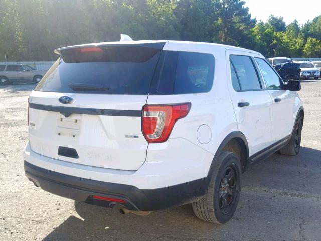 1FM5K8ARXHGB71638 - 2017 FORD EXPLORER P WHITE photo 4