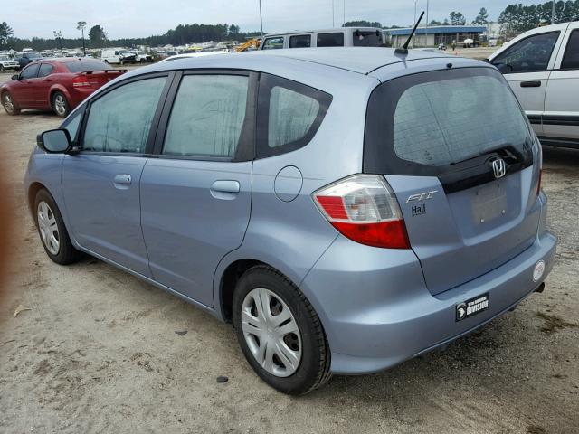 JHMGE8H32BC025138 - 2011 HONDA FIT BLUE photo 3