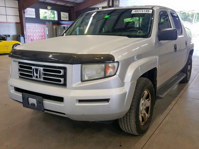 2HJYK16246H538471 - 2006 HONDA RIDGELINE SILVER photo 2