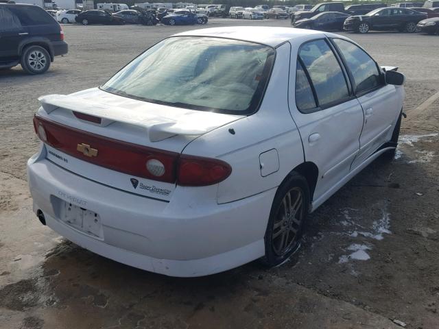 3G1JH52F24S169813 - 2004 CHEVROLET CAVALIER L WHITE photo 4