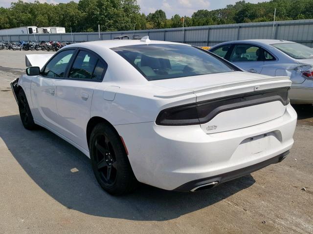 2C3CDXHG5FH901756 - 2015 DODGE CHARGER SX WHITE photo 3